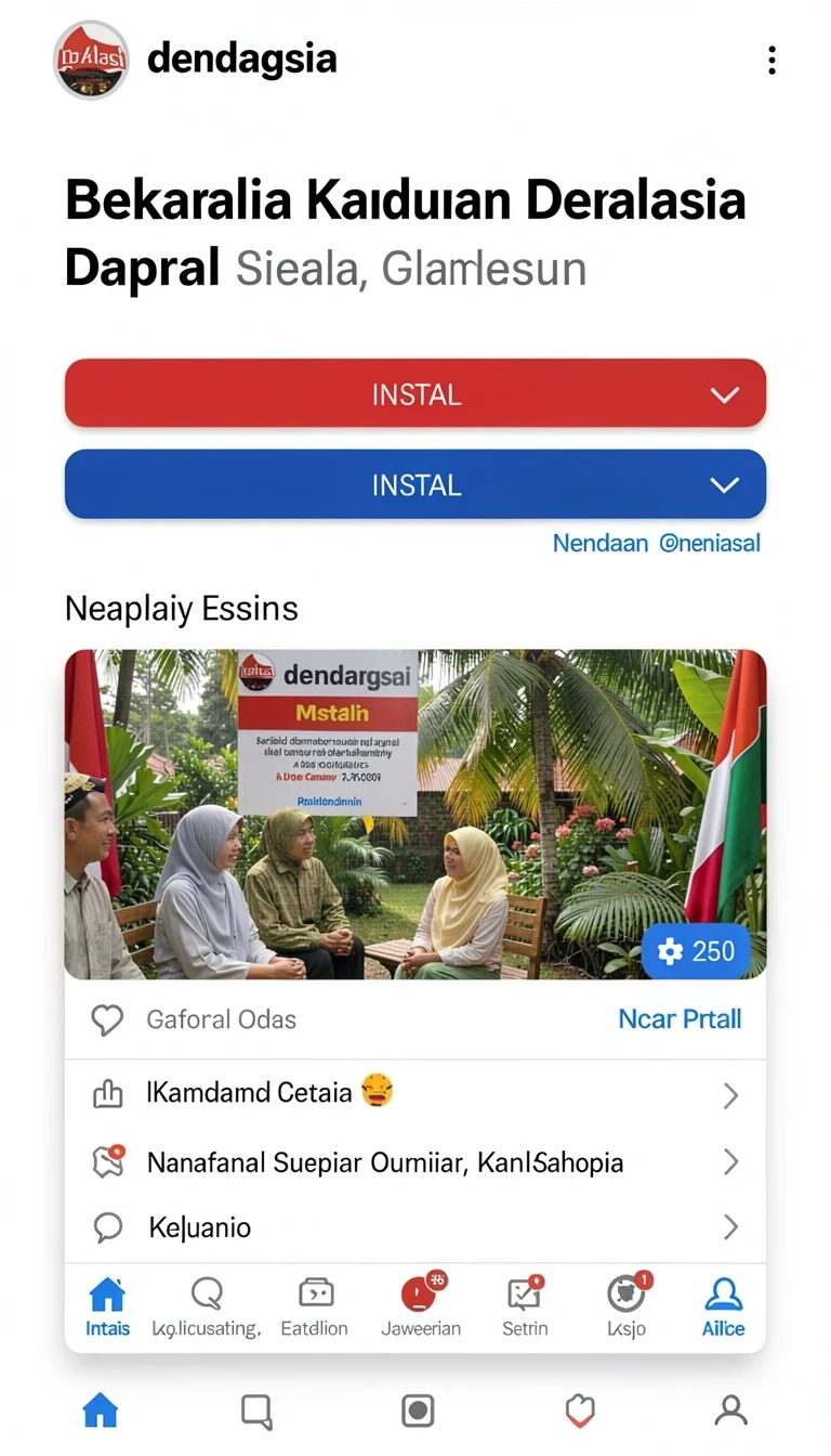 Pratinjau layar Panduan Instalasi Aplikasi sensa88 di Android