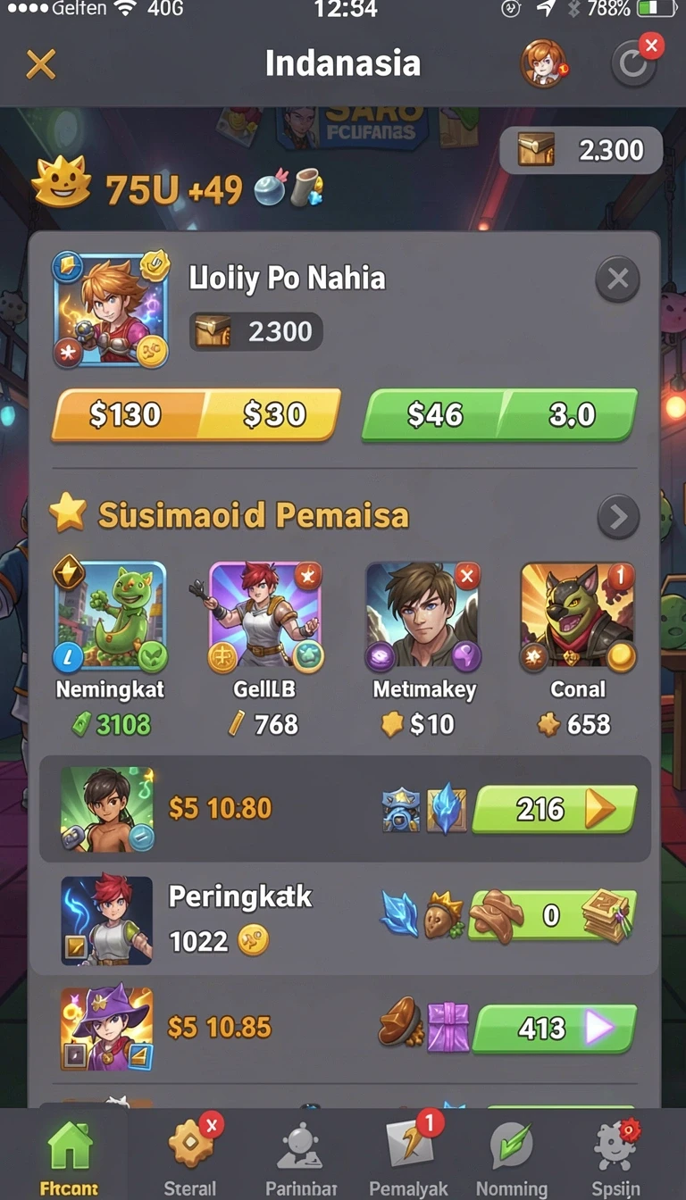 Pratinjau layar Update Aplikasi 77lucks Terbaru 2026
